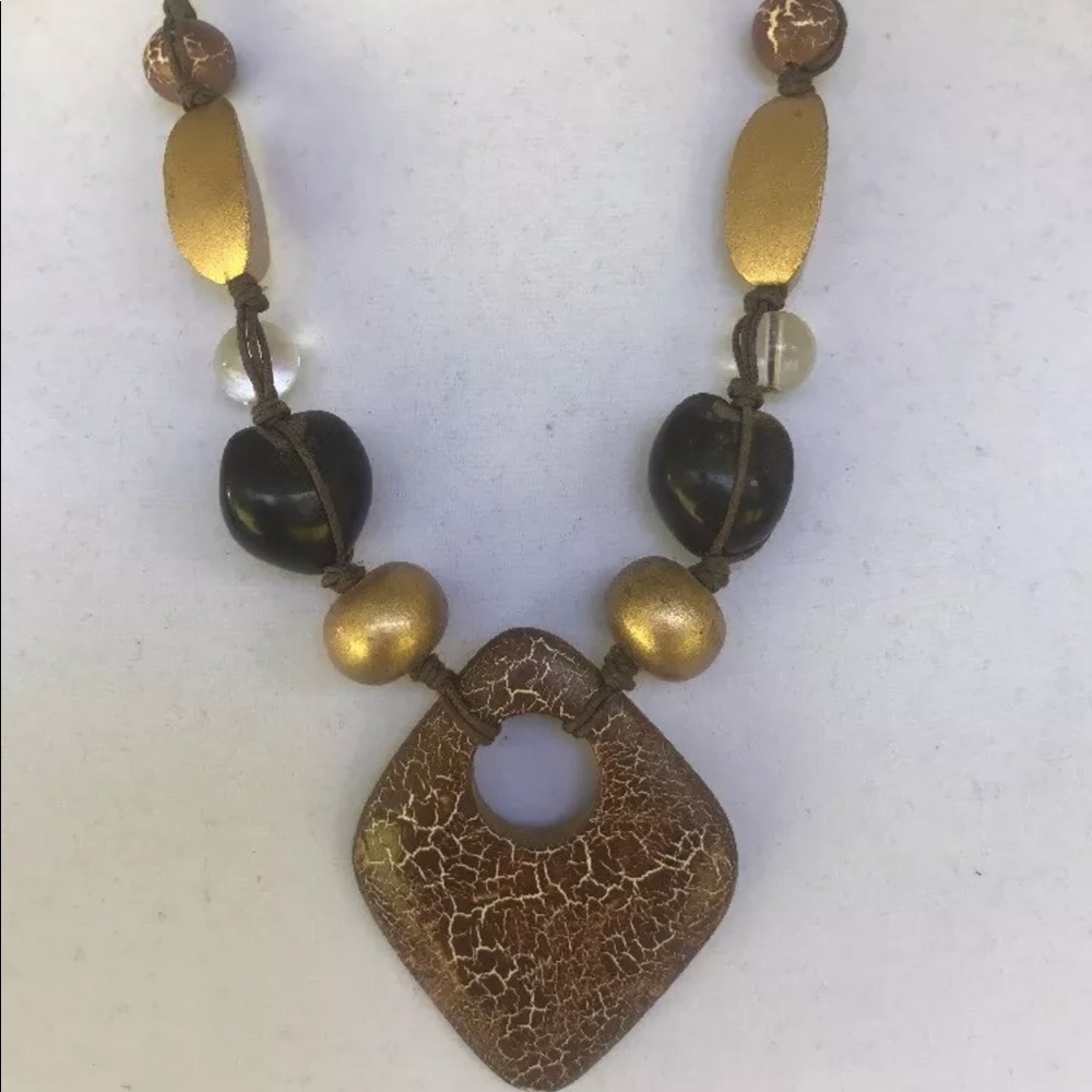 Earth Tones Necklace Fashion‎ Jewelry multi Beads